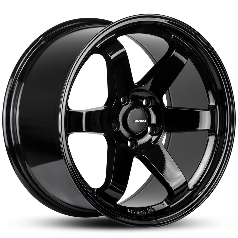 AVID AV-06 17X8 adjustable 25 GLOSS BLACK