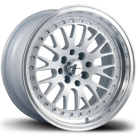 AVID AV-12 15X8 4X100 25 WHITE MACHINED LIP