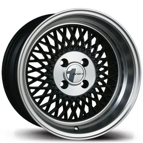 AVID AV-18 15X8 adjustable 15 GLOSS BLACK MACHINED LIP