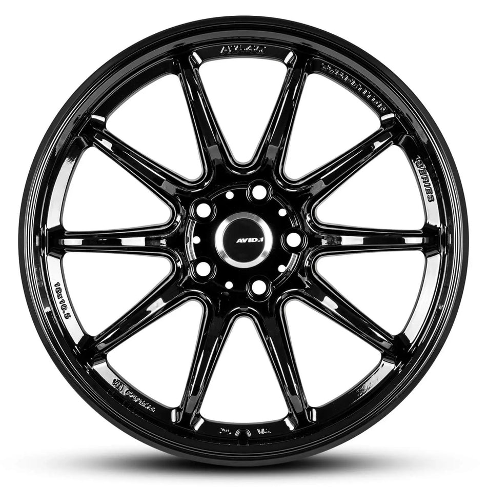 AVID AV-40 17X8 5X114.3 35 GLOSS BLACK