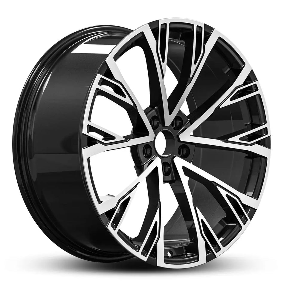 EURO SPEC REPLICA 551 19X8.5 5X112 35 BLACK MACHINED FACE