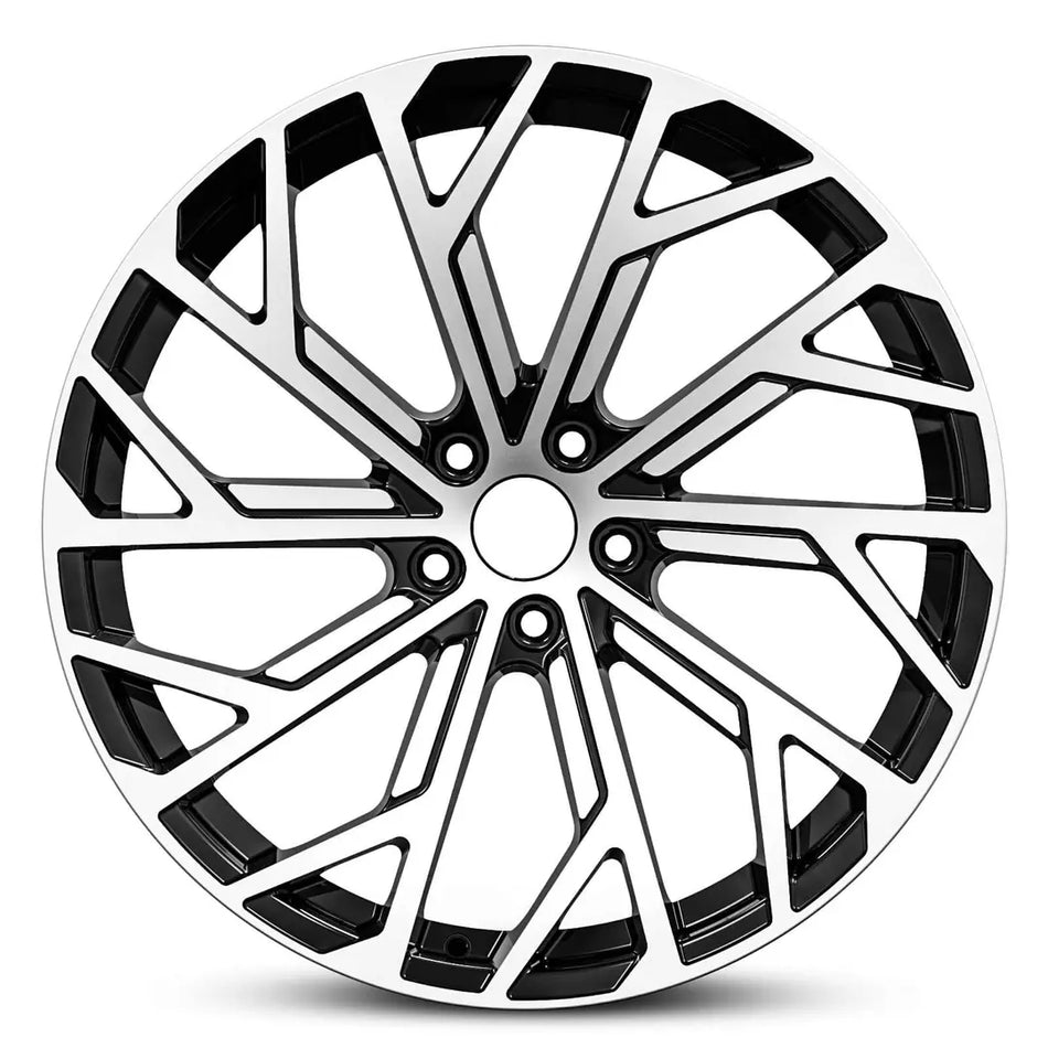 EURO SPEC REPLICA 552 19X8.5 5X112 35 BLACK MACHINED FACE