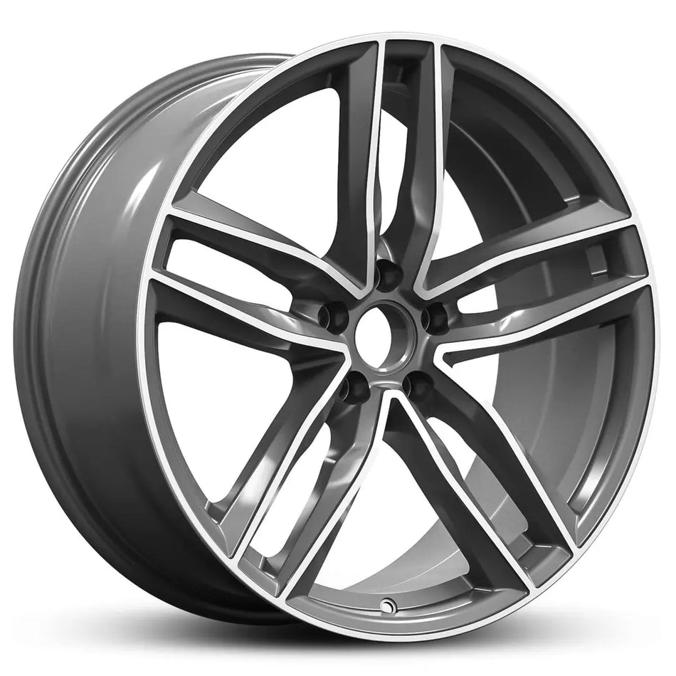 EURO SPEC REPLICA 8228 19X8.5 5X112 40 SATIN GUNMETAL MACHINED FACE