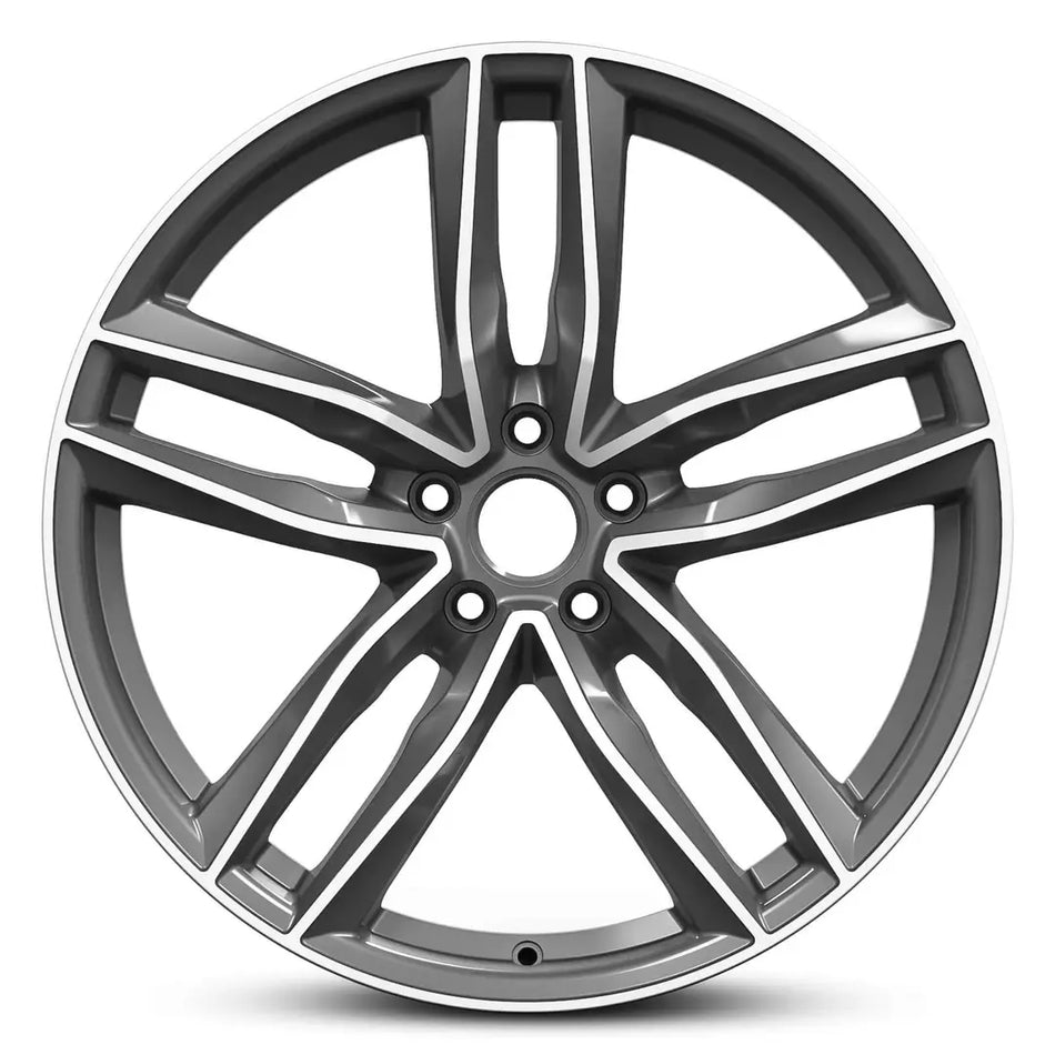 EURO SPEC REPLICA 8228 19X8.5 5X112 40 SATIN GUNMETAL MACHINED FACE