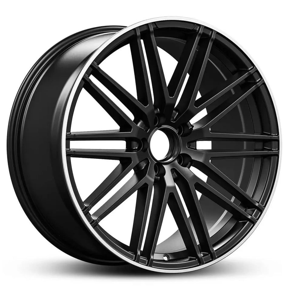 EURO SPEC REPLICA CLASS 873 19X9.5 5X112 45 SATIN BLACK MACHINED LIP