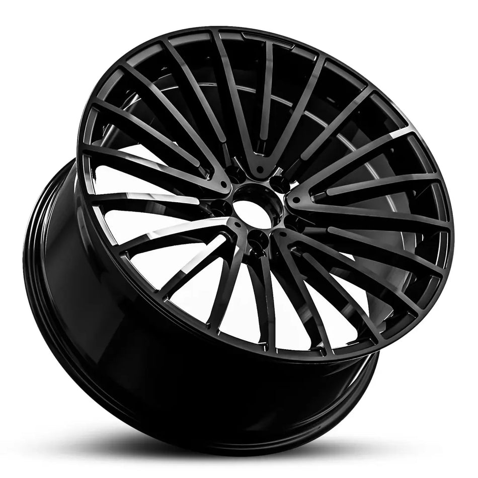 EURO SPEC REPLICA MULTI 457 19X8.5 5X112 45 GLOSS BLACK