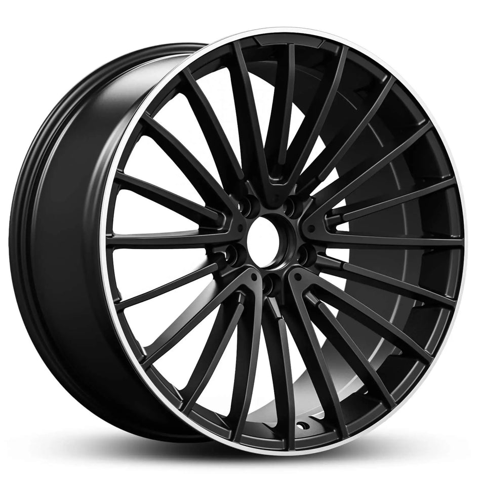 EURO SPEC REPLICA ART141 18X8.0 5X160 50 BLACK MACHINED FACE