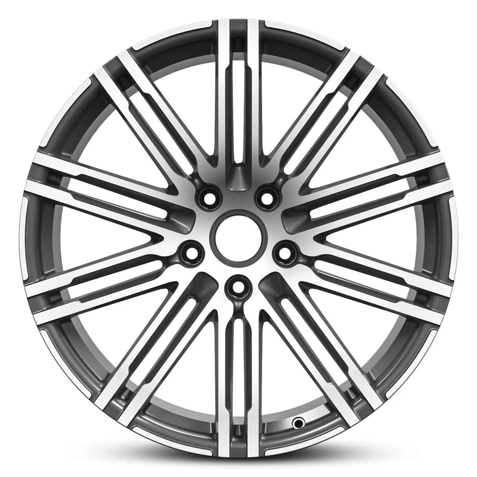 EURO SPEC REPLICA PANAM 253 21X9.0 5X112 26 SATIN GUNMETAL MACHINED FACE
