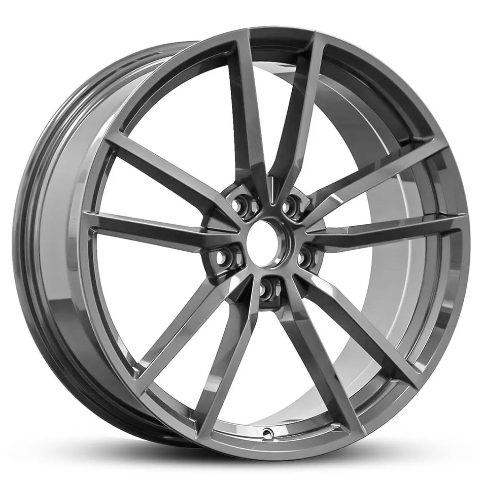 EURO SPEC REPLICA WOLF 991 18X8.0 5X108 42 HYPER BLACK