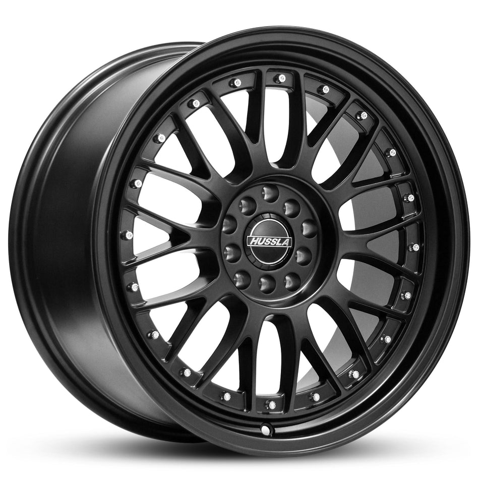 HUSSLA 021 17X8.5 5X114.3 /120 40 MATTE BLACK