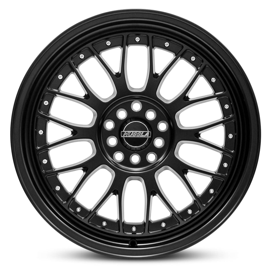 HUSSLA 021 17X8.5 5X114.3 /120 40 MATTE BLACK