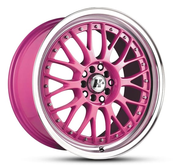 HUSSLA 021 17X7 adjustable 15 PINK MACHINED LIP