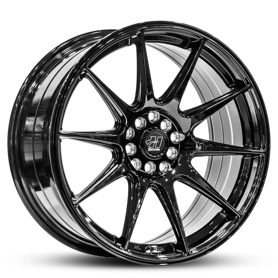 HUSSLA 027 17X8.25 adjustable 25 GLOSS BLACK