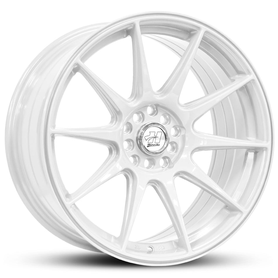 HUSSLA 027 17X8.25 adjustable 25 GLOSS WHITE