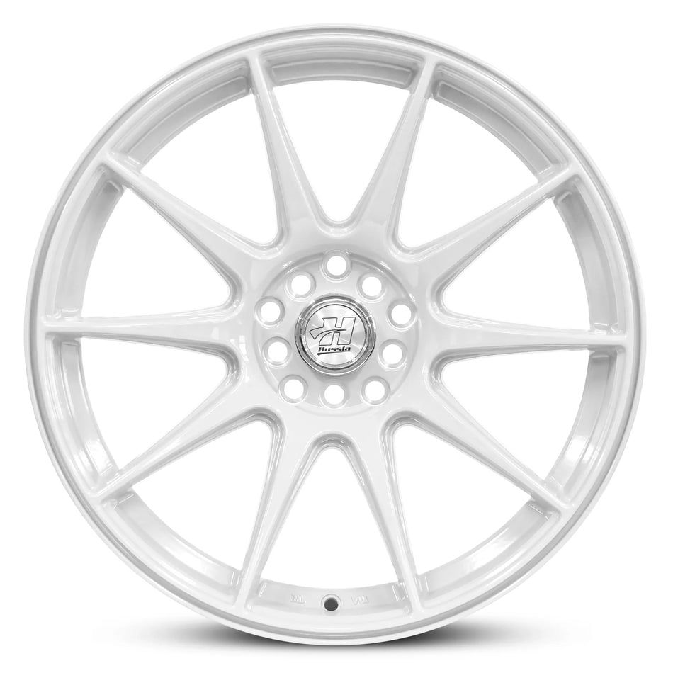 HUSSLA 027 17X8.25 adjustable 25 GLOSS WHITE