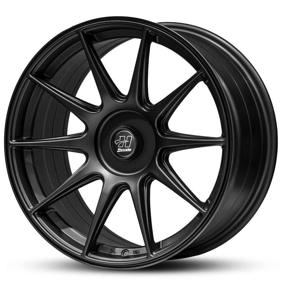 HUSSLA 027 19X8.5 adjustable 20 MATTE BLACK