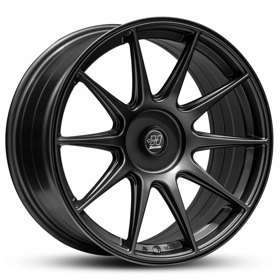 HUSSLA 027 19X8.5 adjustable 20 MATTE BLACK
