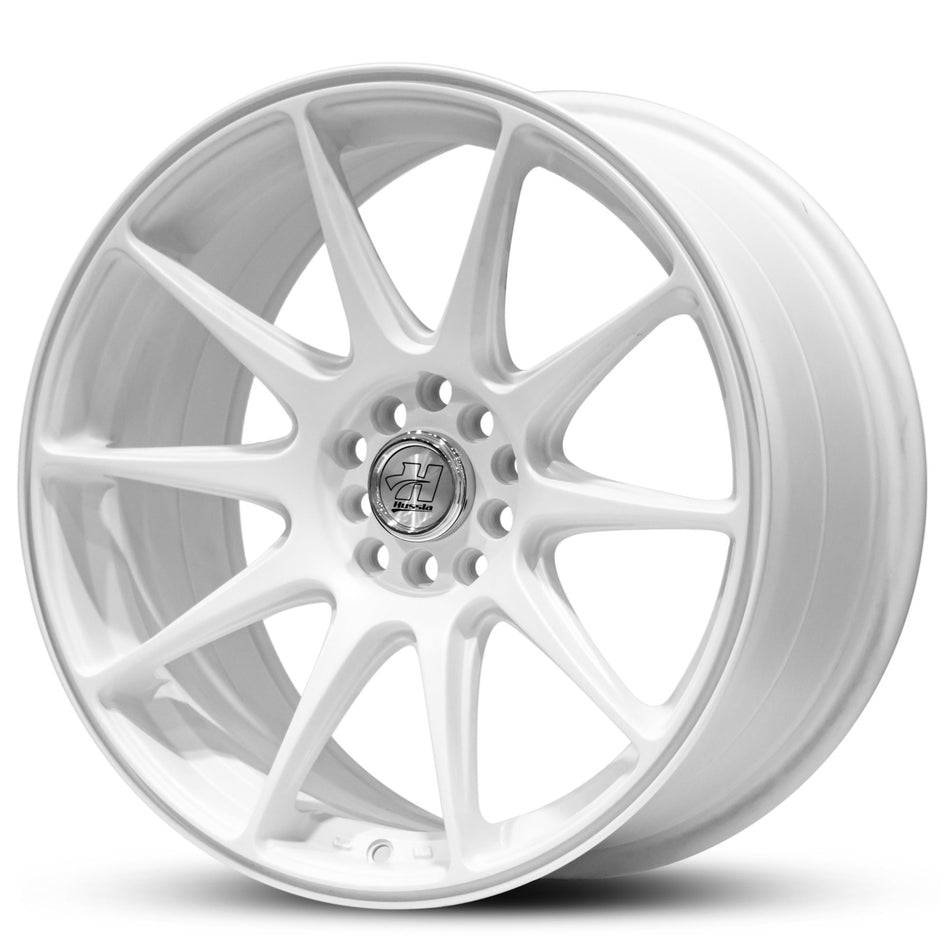 HUSSLA 027 17X8.25 5X100/114.3 38 MATTE WHITE