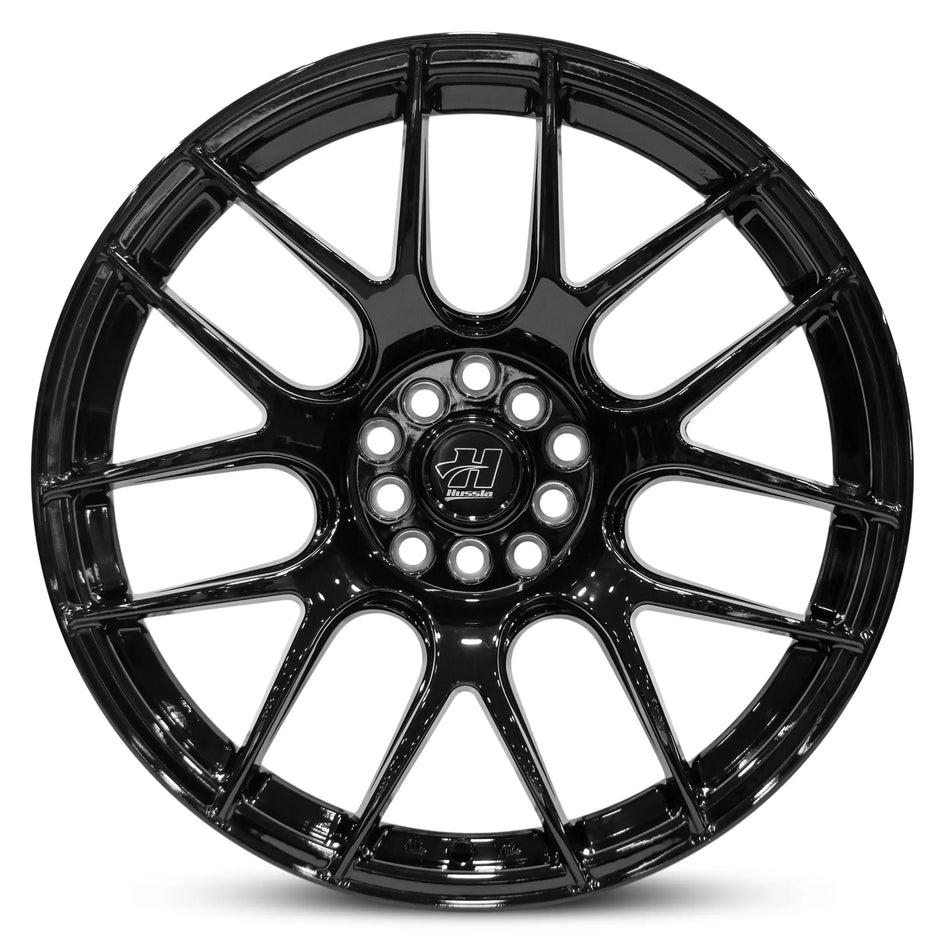 HUSSLA 030 17X7 adjustable 15 GLOSS BLACK