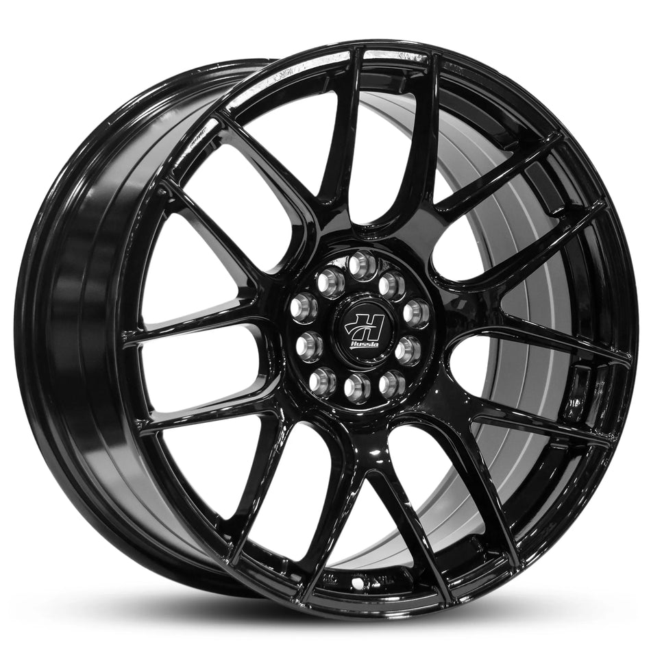HUSSLA 030 17X7 adjustable 15 GLOSS BLACK