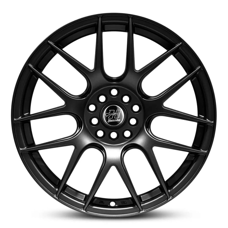 HUSSLA 030 17X7.5 4X98 45 MATTE BLACK