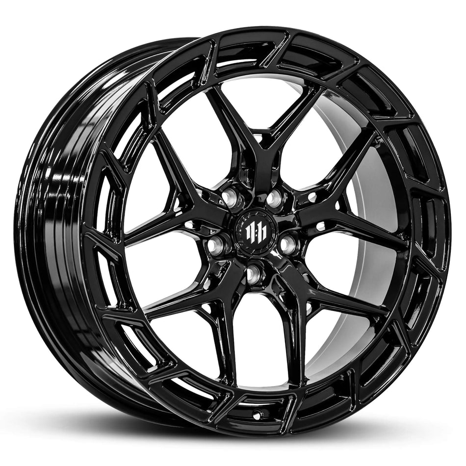 HUSSLA 11:11 19X9.5 5X114.3 40 GLOSS BLACK