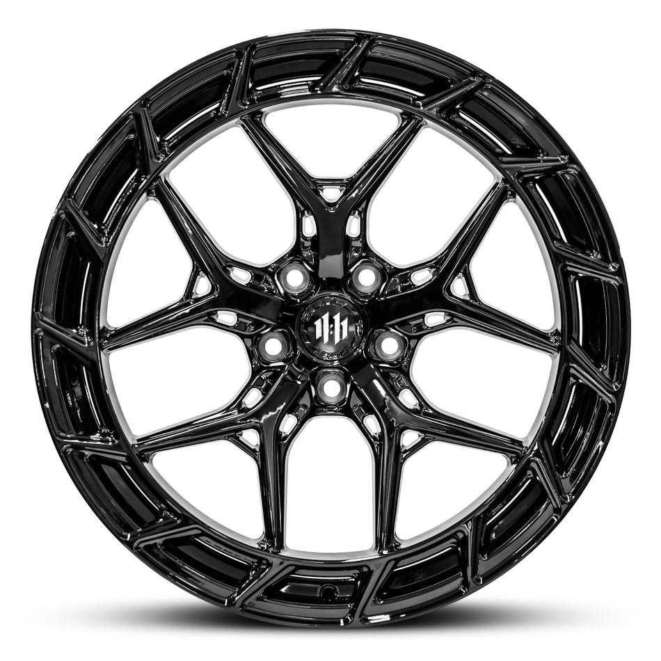 HUSSLA 11:11 19X9.5 5X114.3 40 GLOSS BLACK