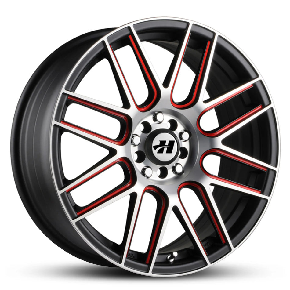 HUSSLA 636 20X9.5 adjustable 15 MACHINED FACE WITH RED MILLED