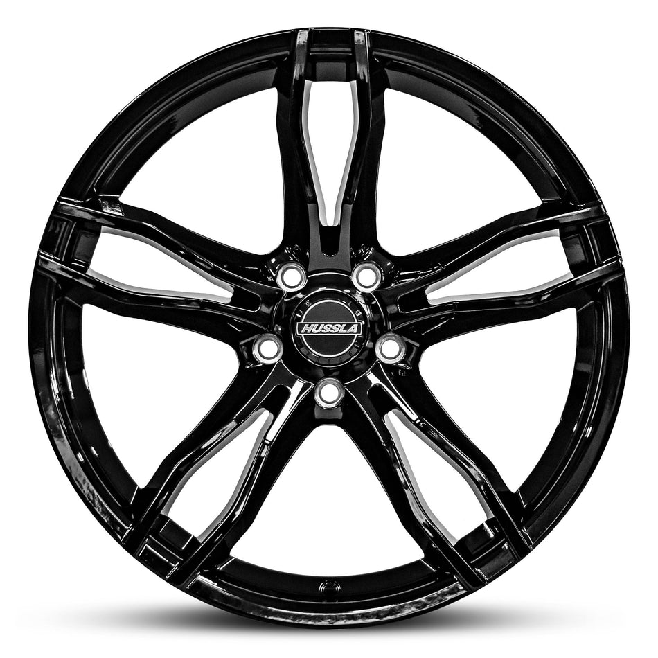 HUSSLA ALL STAR 20X8.5 adjustable 15 GLOSS BLACK