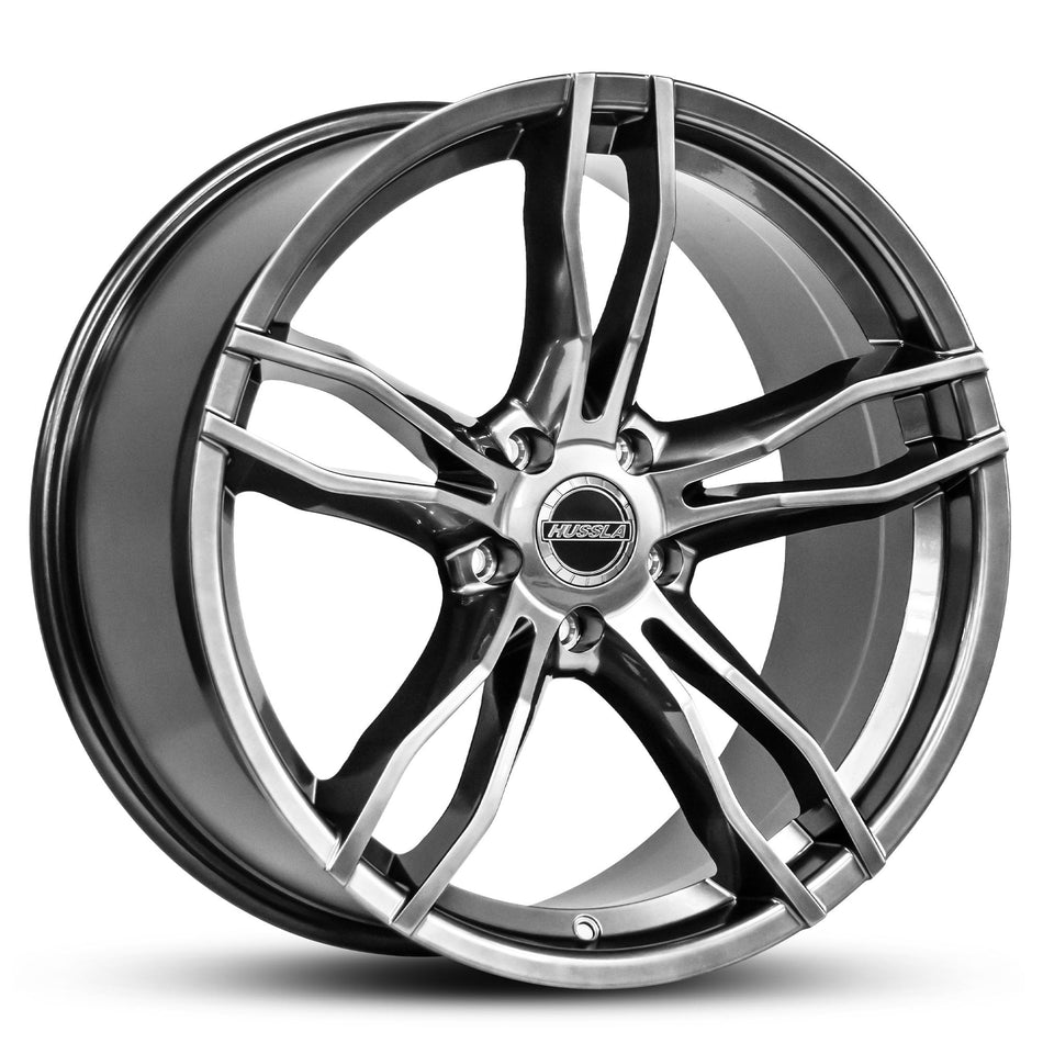 HUSSLA ALL STAR 20X9.5 5X120 40 HYPER BLACK