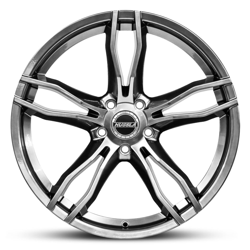 HUSSLA ALL STAR 20X9.5 5X120 40 HYPER BLACK