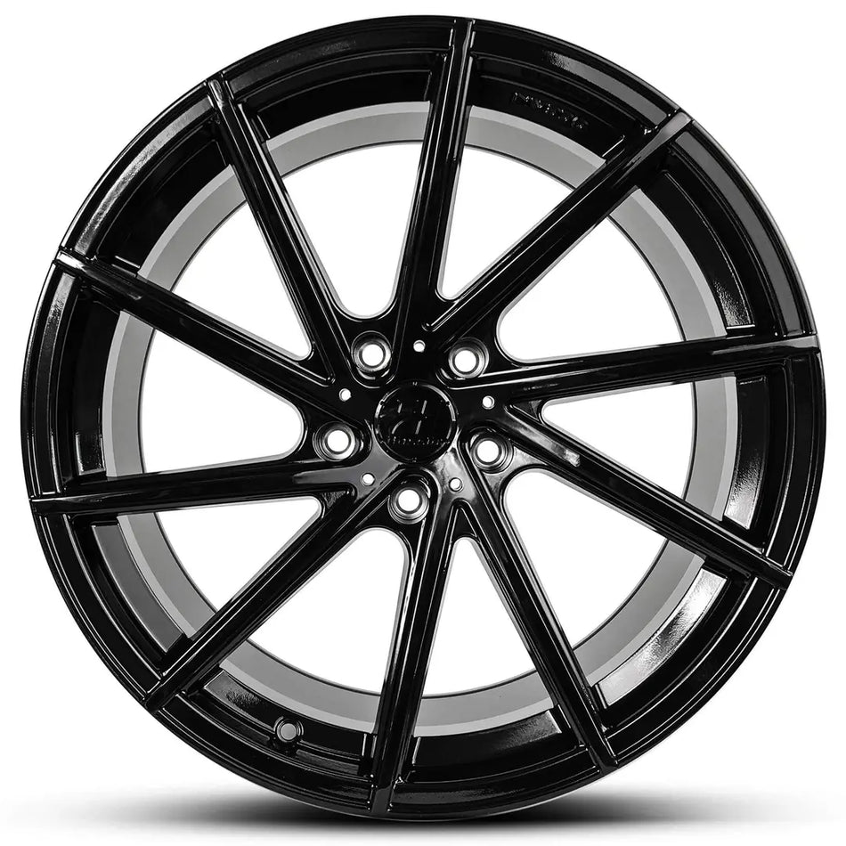 HUSSLA ALZ 19X8.5 adjustable 15 GLOSS BLACK