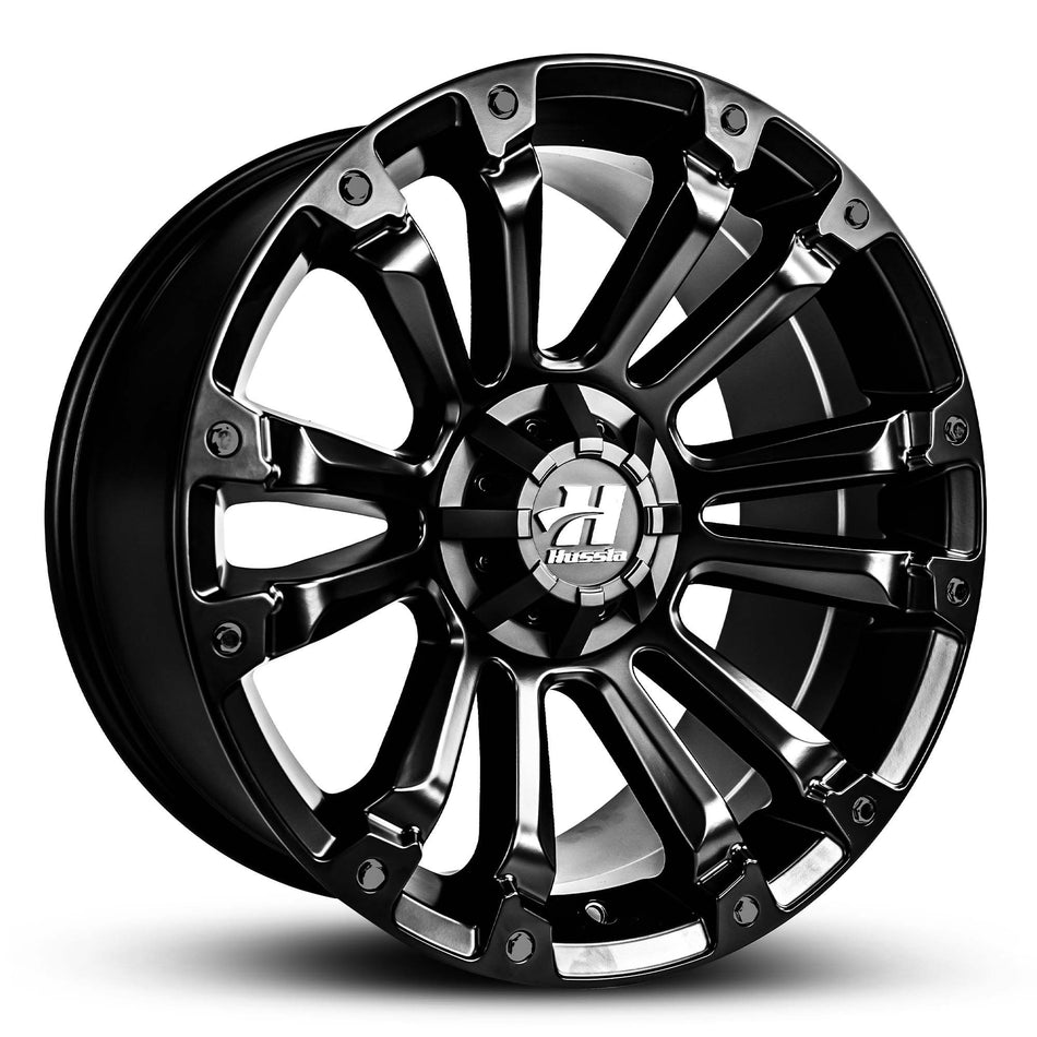 HUSSLA AMBUSH 20X9 adjustable 0 FULL GLOSS BLACK
