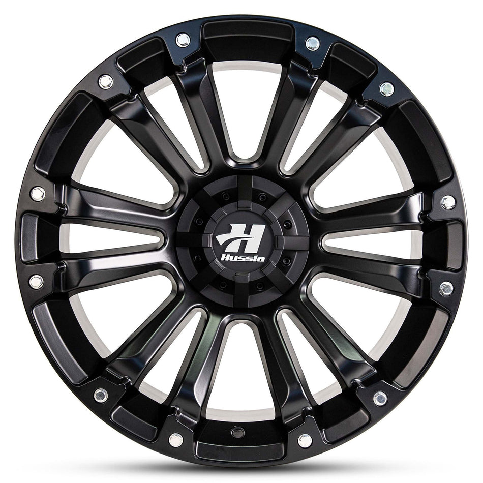 HUSSLA AMBUSH 18X9 6X130 30 MATTE BLACK