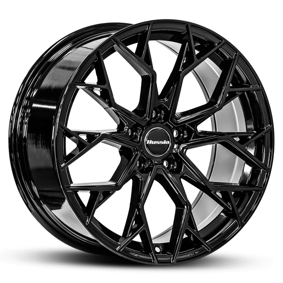 HUSSLA AMSTERDAM 18X8.5 5X114.3 35 GLOSS BLACK