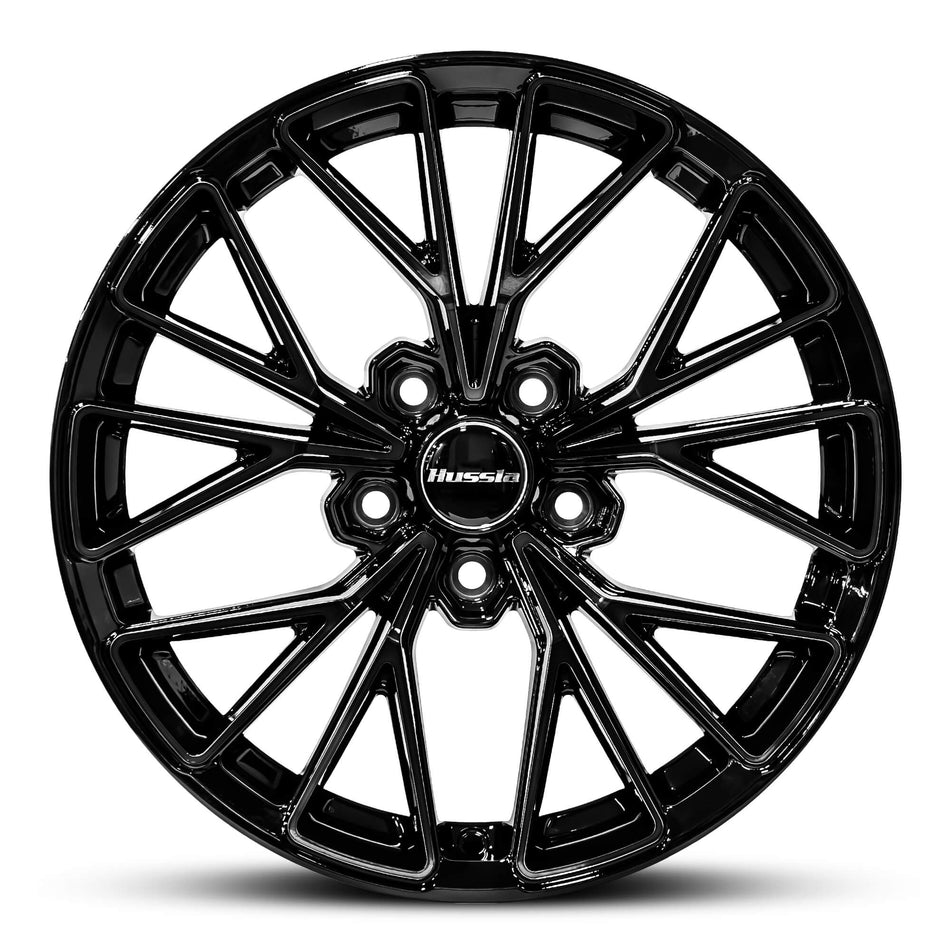 HUSSLA BARCELONA 19X9.5 adjustable 30 GLOSS BLACK