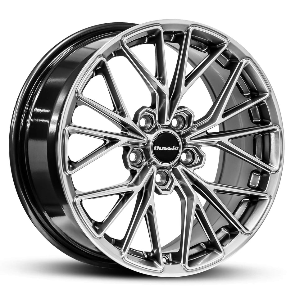 HUSSLA BARCELONA 18X8 5X112 35 HYPER BLACK