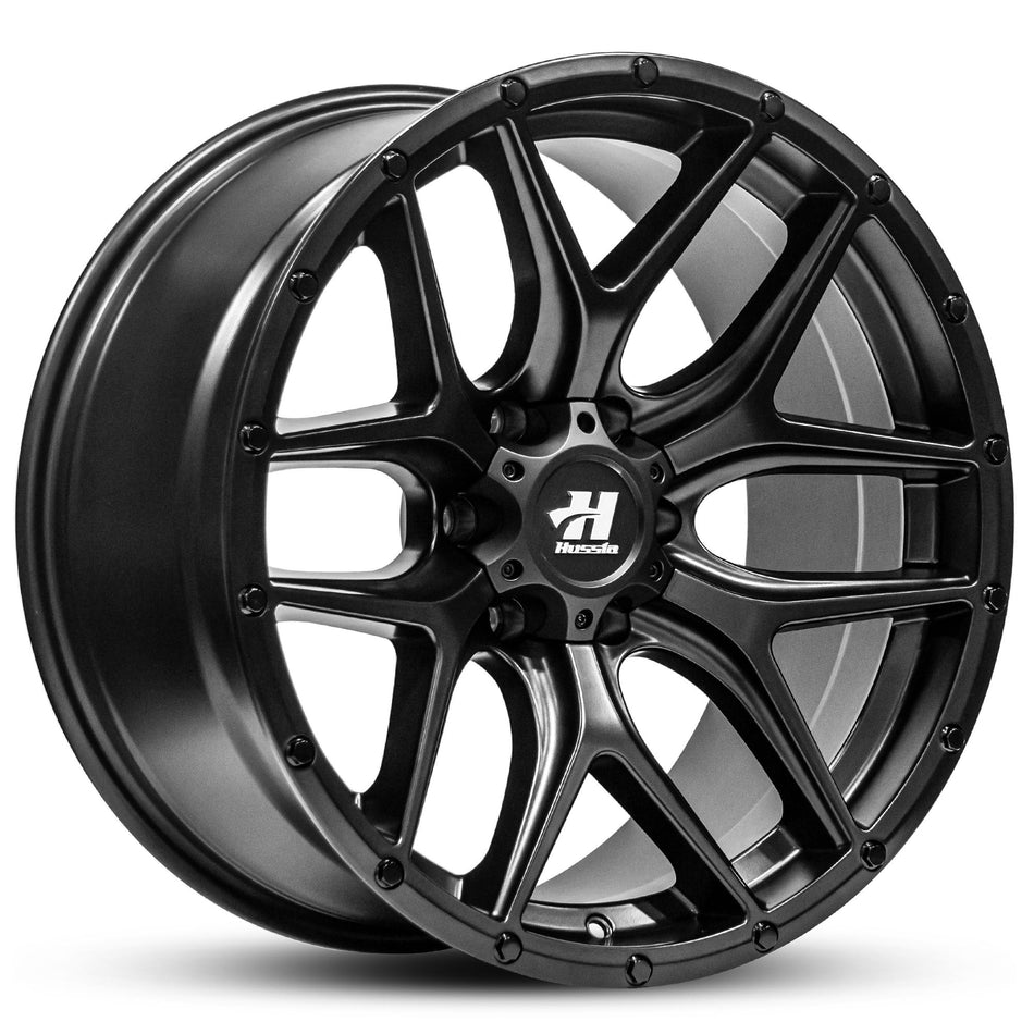 HUSSLA BERETTA 17X9 6X139.7 30 MATTE BLACK