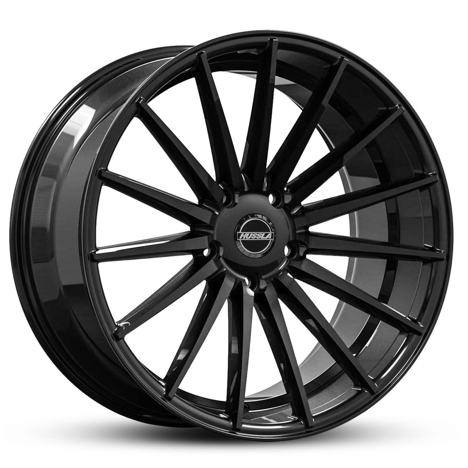 HUSSLA BERLIN  19X9.5 5X112  37 GLOSS BLACK