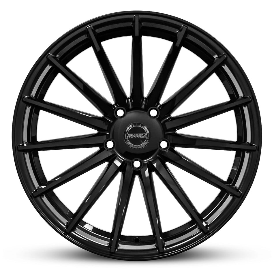 HUSSLA BERLIN  19X9.5 5X112  37 GLOSS BLACK