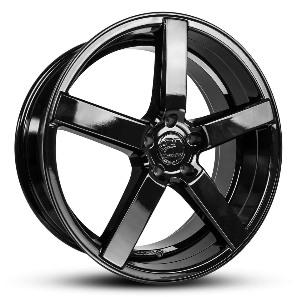 HUSSLA BILLZ 19X9.5 5X130 40 GLOSS BLACK