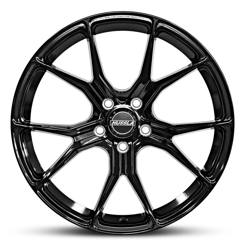 HUSSLA BREEZY 19X8.5 5X112 40 GLOSS BLACK