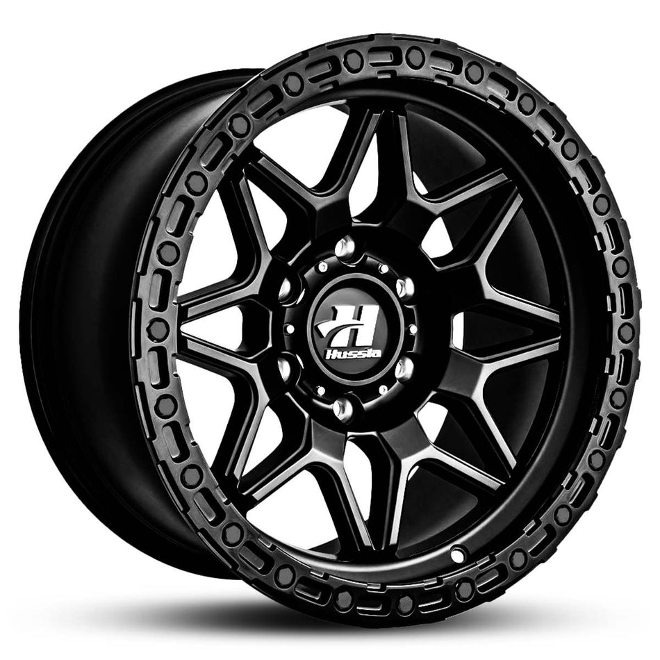 HUSSLA CADET 17X9 6X114.3 5 GLOSS BLACK