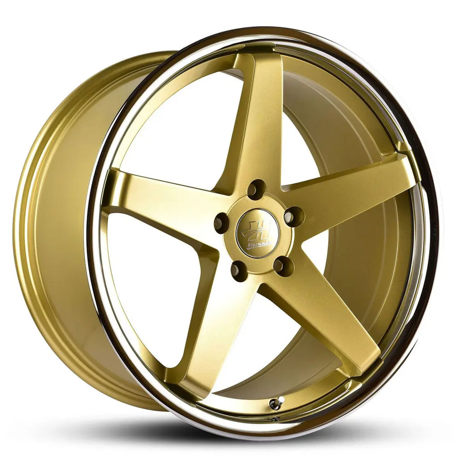 HUSSLA CHASE 20X10 adjustable 15 BRIGHT GOLD CHROME LIP