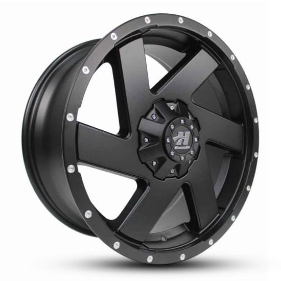 HUSSLA CHOPPER 20X9 6X114.3 30 MATTE BLACK