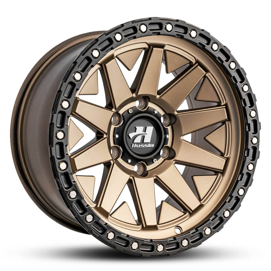 HUSSLA COMRADE  17X9 6X139.7 5 MATTE BRONZE BLACK LIP