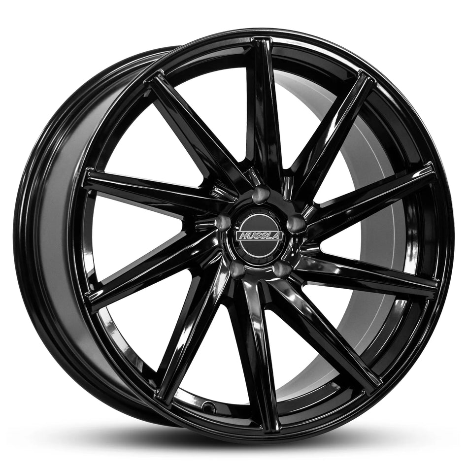 HUSSLA DIRECTIONAL 17X7.5 5X105 45 GLOSS BLACK