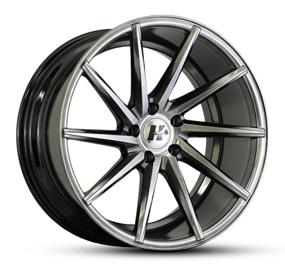 HUSSLA DIRECTIONAL 19X8.5 5X100 45 HYPER BLACK