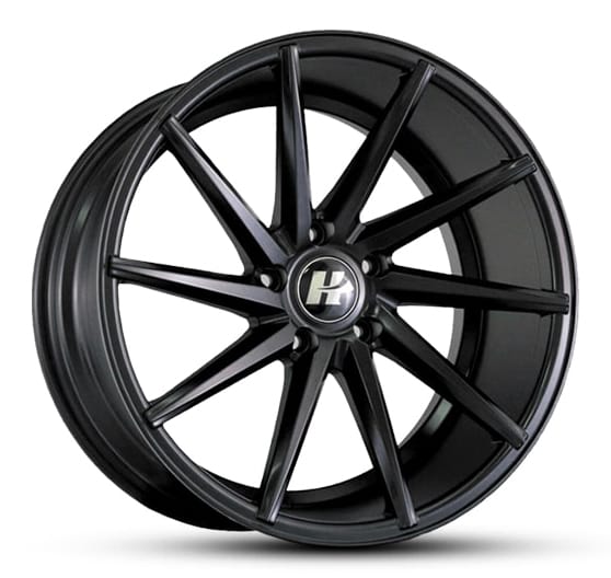 HUSSLA DIRECTIONAL 19X9.5 5X120 40 MATTE BLACK LEFT DARK SHADE