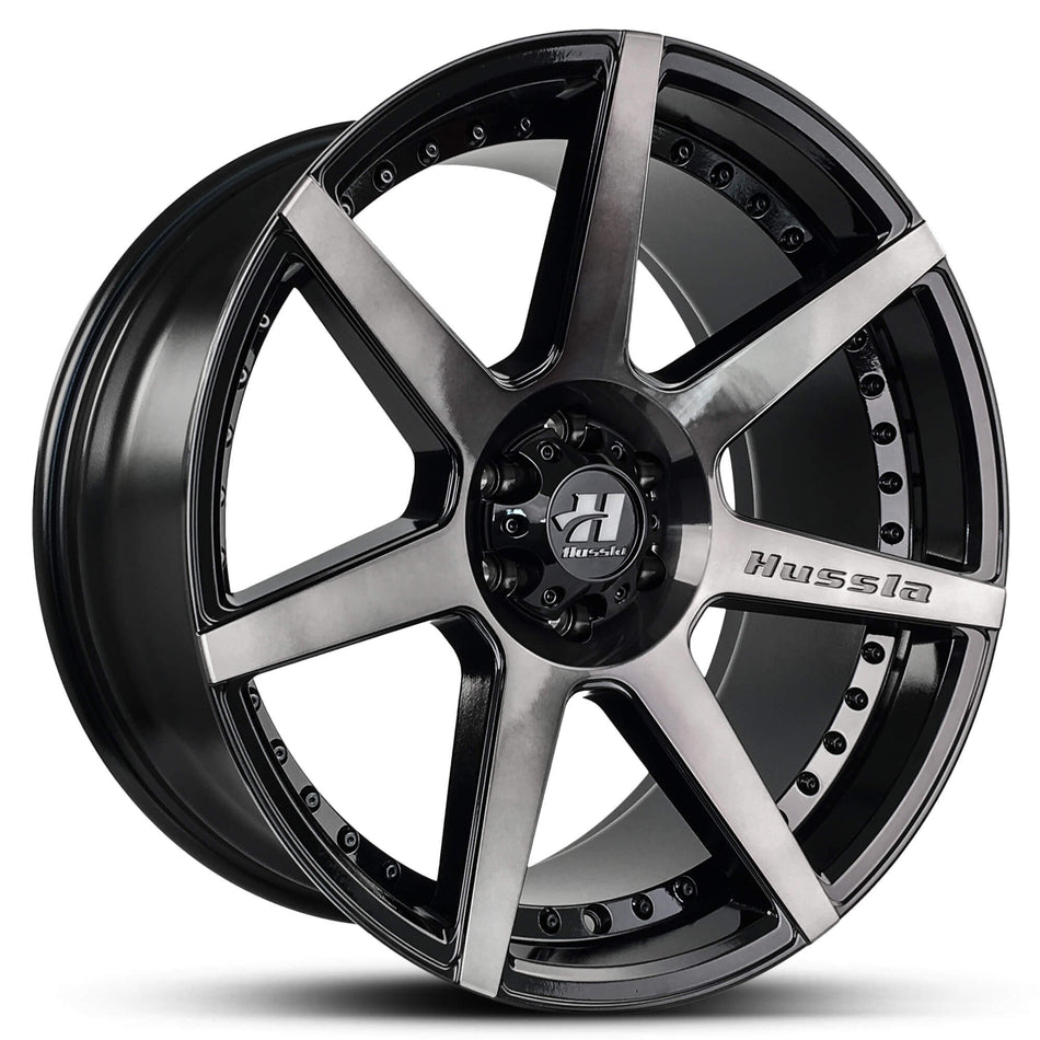 HUSSLA DYNASTY 20X9.5 6X139.7 10 SUPER DARK TINT